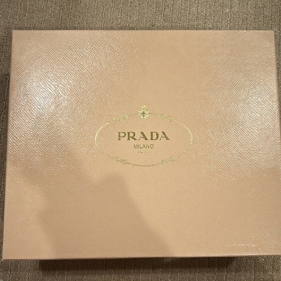 Prada Denim Fringe Heeled Sandals - Picture 6 of 6